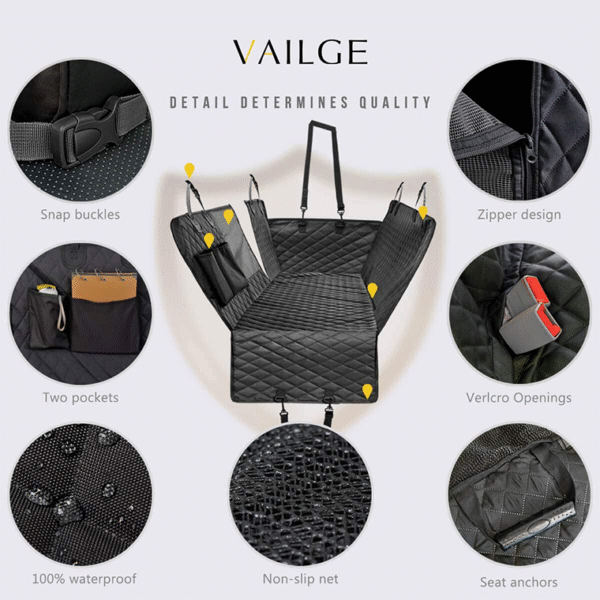 Dog Seat Cover for Back Seat - Image 2