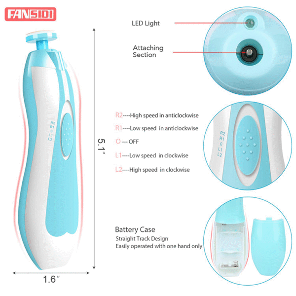 Baby Nail Trimmer Electric - Image 2